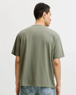 JACK&JONES - Tshirt manica corta gradient verde con stampa