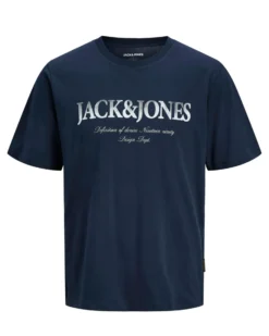 JACK & JONES - TSHIRT MANICA CORTA BLU DA UOMO