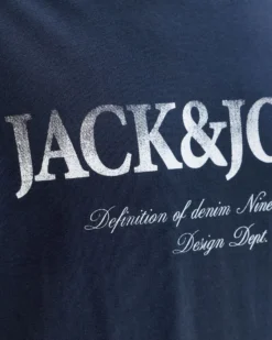 JACK & JONES - TSHIRT MANICA CORTA BLU DA UOMO