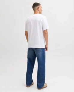 JACK & JONES - TSHIRT MANICA CORTA BIANCA DA UOMO