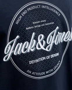 JACK & JONES - TSHIRT MANICA CORTA BLU DA UOMO
