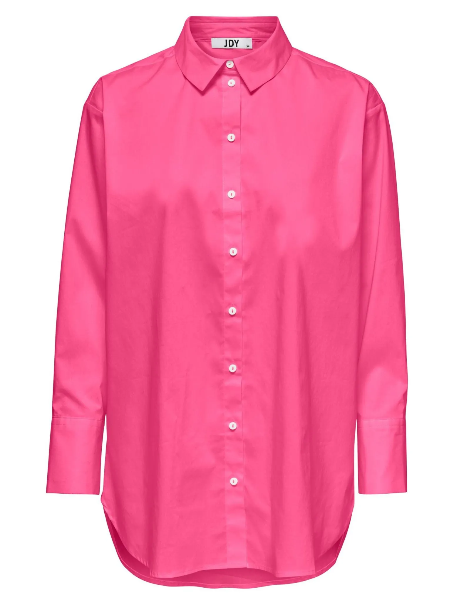 JACQUELINE DE YONG - CAMICIA LUNGA FUXIA DA DONNA