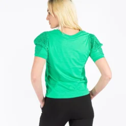JACQUELINE DE YONG - MAGLIA DONNA CON DETTAGLI IN PIZZO