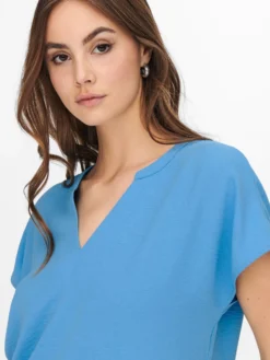 JACQUELINE DE YONG - TSHIRT MEZZA MANICA NERA DA DONNA