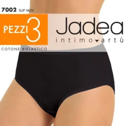 JADEA - SLIP MIDI COTONE BIELASTICO 3 PEZZI