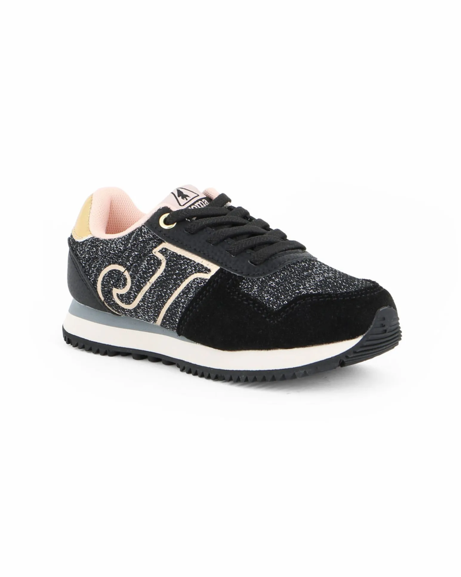 JOMA - Sarpa da bambina nera con dettagli oro rosa - JORIGW2531C