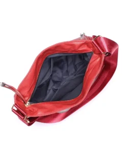 JUST GOLF - Borsa rossa con tasca frontale e tracolla regolabile