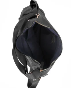 JUST GOLF - Borsa/zaino nera loggata con tasca frontale