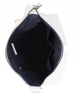 JUST GOLF - Tracolla bianca loggata con con tre tasche frontali