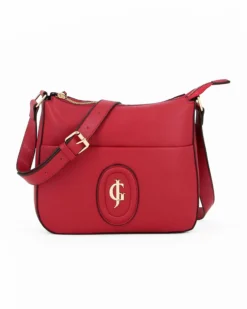 JUST GOLF - Tracolla rossa con tasca frontale con logo