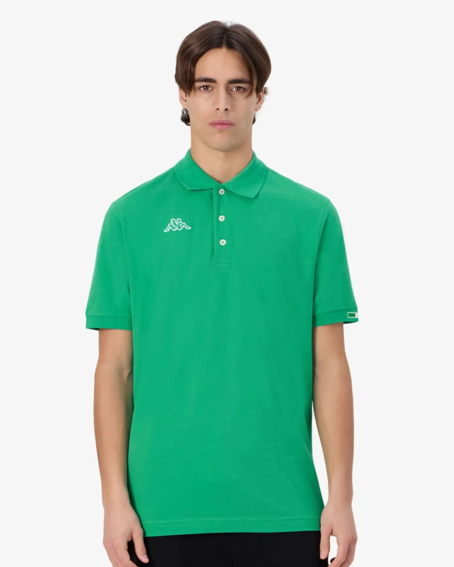 KAPPA - POLO MEZZA MANICA LOGO MALTAXITA MSS VERDE DA UOMO, 361533W