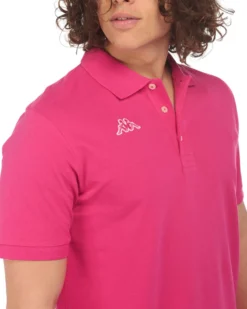 KAPPA - POLO MEZZA MANICA LOGO MALTAXITA MSS  FUXIA  DA UOMO, 361533W