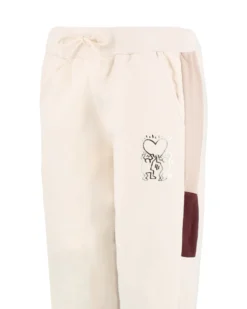 KEITH HARI - DONNA PANTALONE TUTA BEIGE