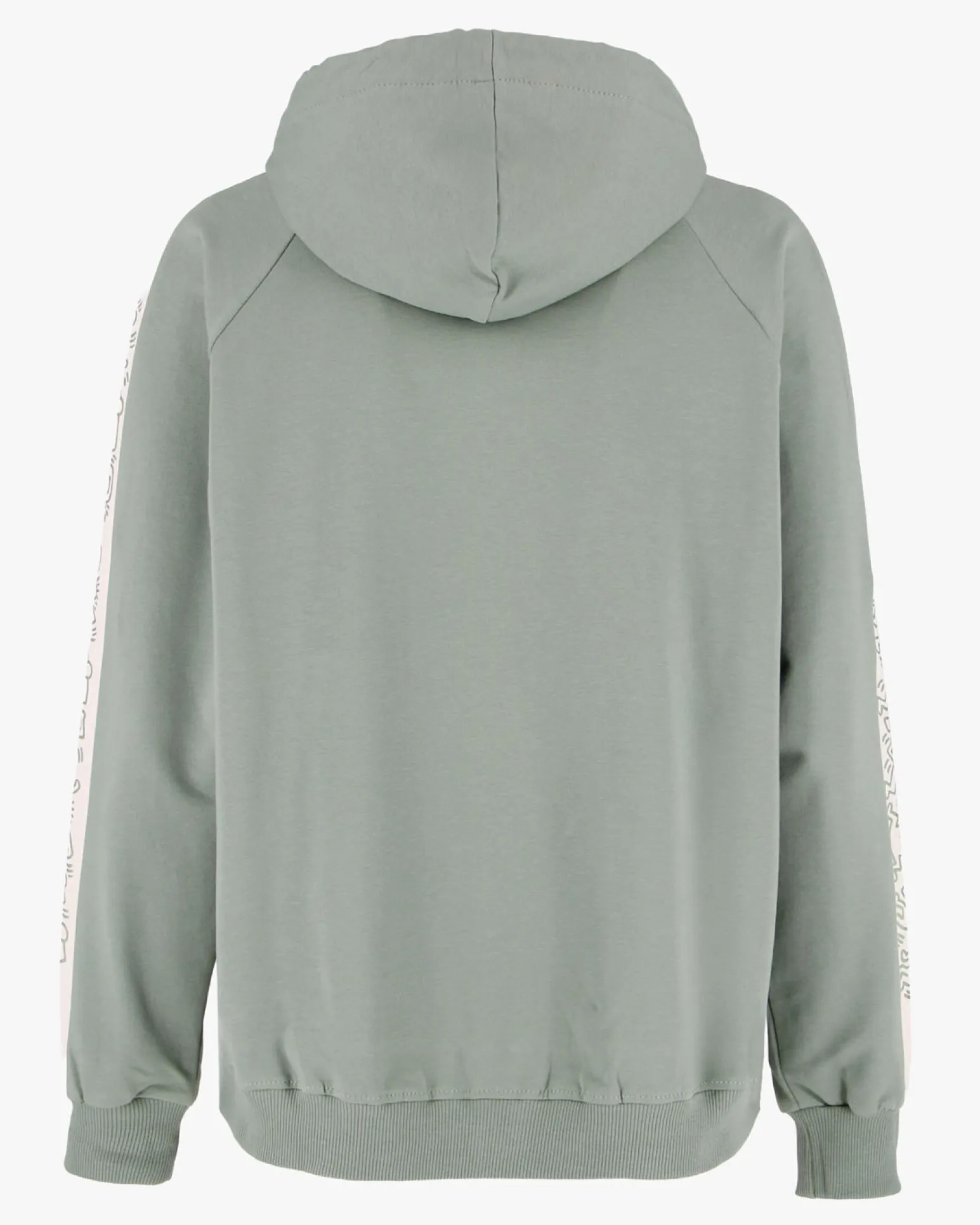 KEITH HARING - Felpa con cappuccio e full zip marrone chiaro da donna in cotone