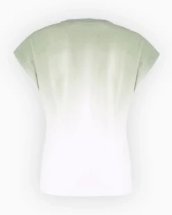 KEITH HARING - Tshirt manica corta bianco e verde in cotone