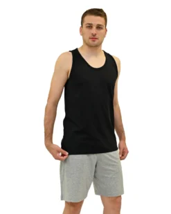 KEY UP - CANOTTA UOMO NERA BASIC -2JB27/0002