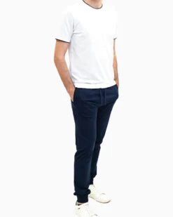 KEY UP - PANTALONE DA TUTA UOMO BLU IN JERSEY, 2JB81/1245