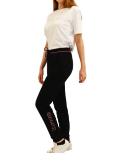 KEY UP - PANTALONE TUTA NERO DA DONNA