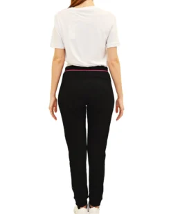 KEY UP - PANTALONE TUTA NERO DA DONNA