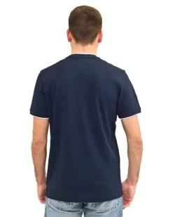KEY UP - POLO BLU IN PIQUET DA UOMO