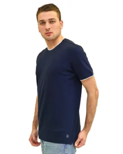 KEY UP - POLO BLU IN PIQUET DA UOMO