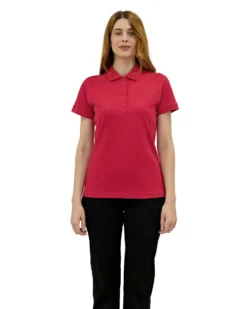 KEY UP -POLO IN PIQUET DONNA CICLAMINO CON COLLETTO - 5535Q/1114
