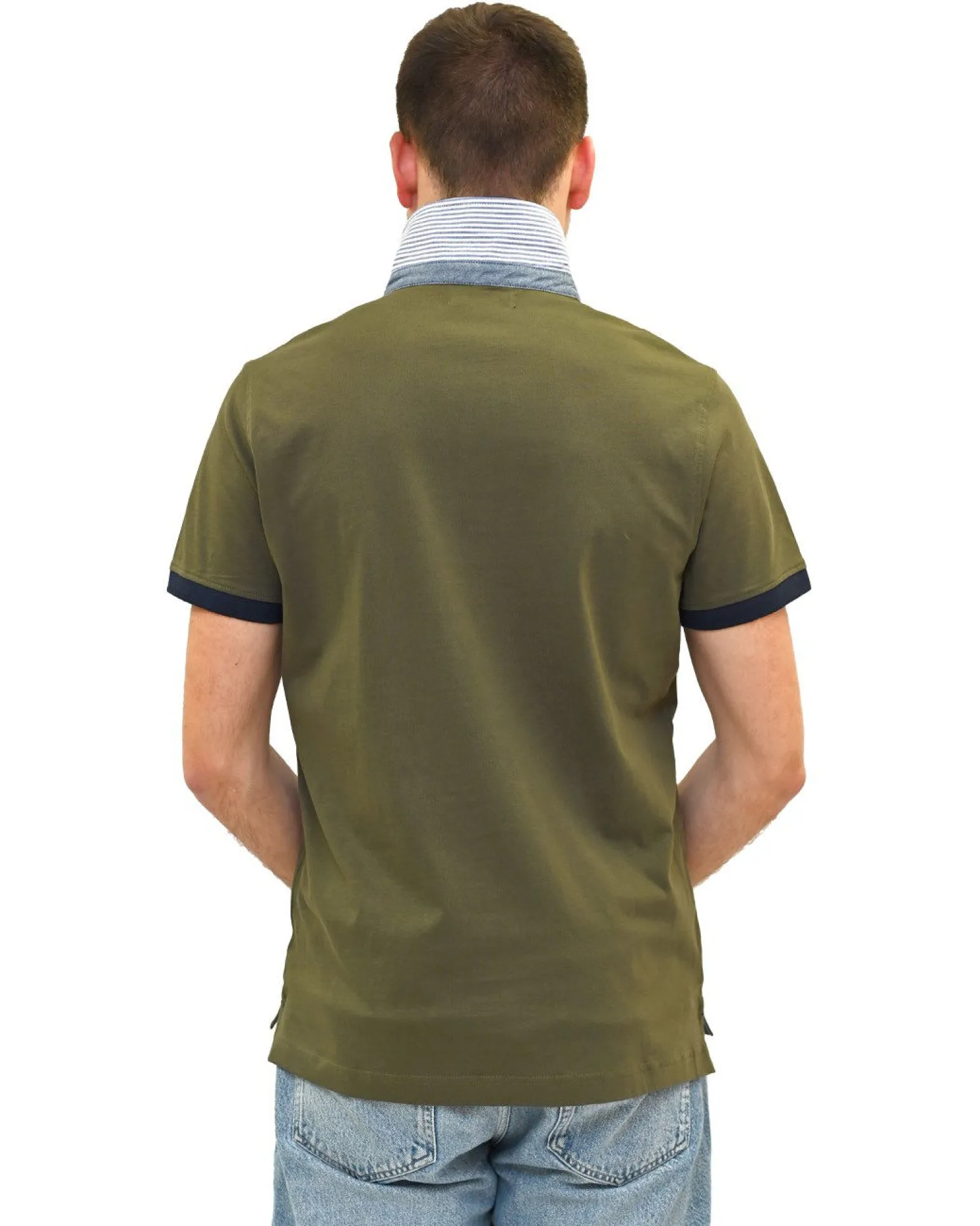 KEY UP - POLO MEZZA MANICA UOMO VERDE - 2R522/2922