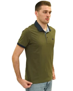 KEY UP - POLO MEZZA MANICA UOMO VERDE - 2R522/2922