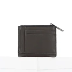 LANCETTI - PORTAFOGLIO DONNA GRIGIO CON CUCITURE