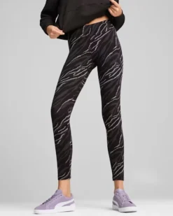 LEGGINGS ESS+ANIMAL AOP BLACK