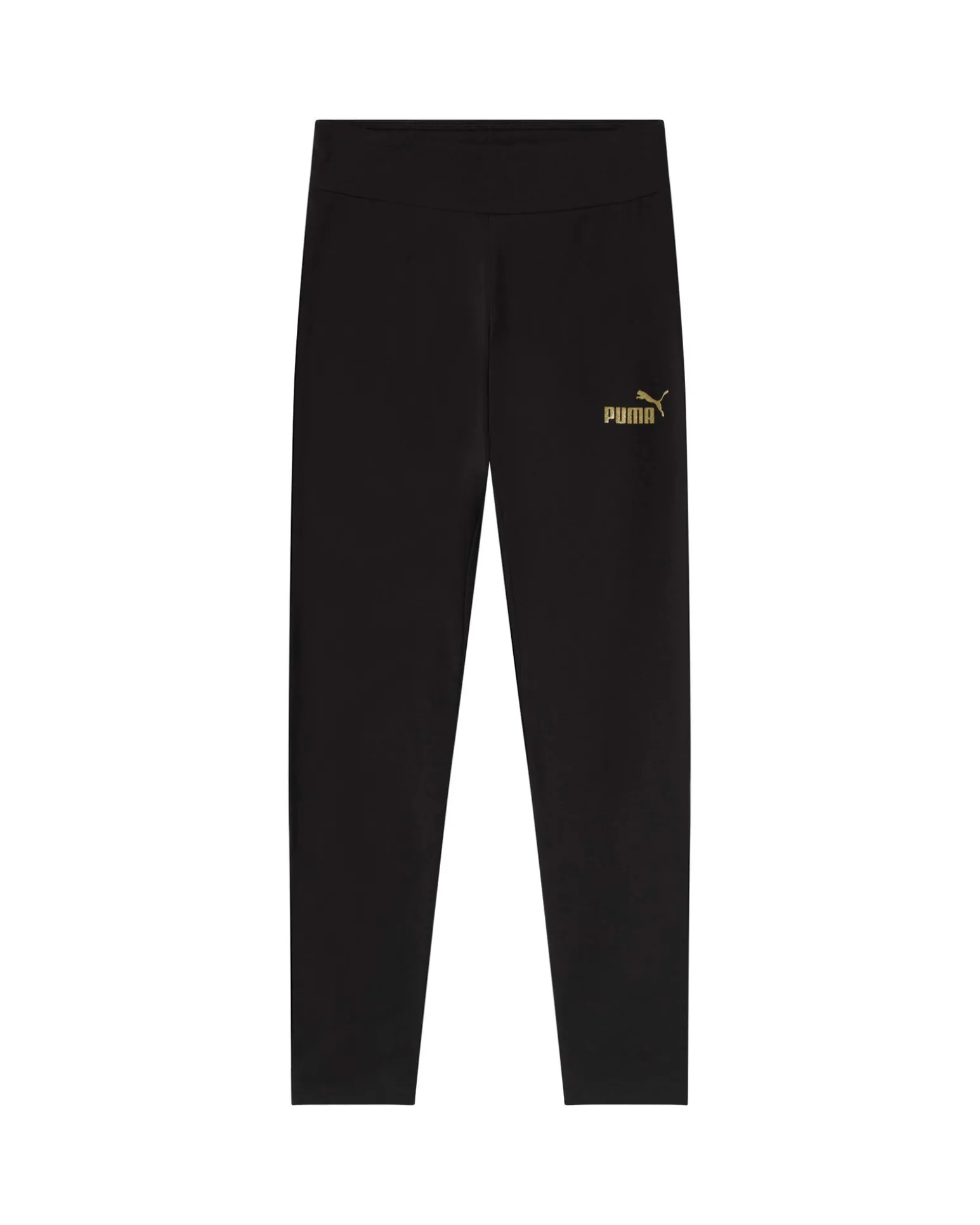 LEGGINGS ESS+GLITTER LOGO BLACK-GOLD