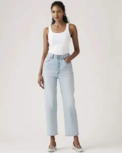 LEVI'S – JEANS RIBCAGE STRAIGHT ANKLE DRITTI LIGHTWEIGHT DA DONNA - 72693_0282