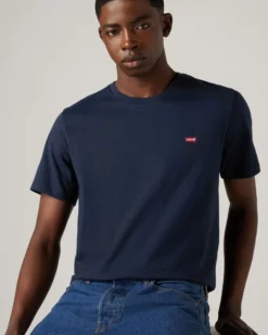 LEVI'S -T-SHIRT MEZZA MANICA ORIGINAL HM BLU SCURO DA UOMO, 56605_0017