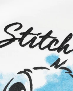 LILO&STITCH - Tshirt bianca da donna con stampa Stitch - JL052543