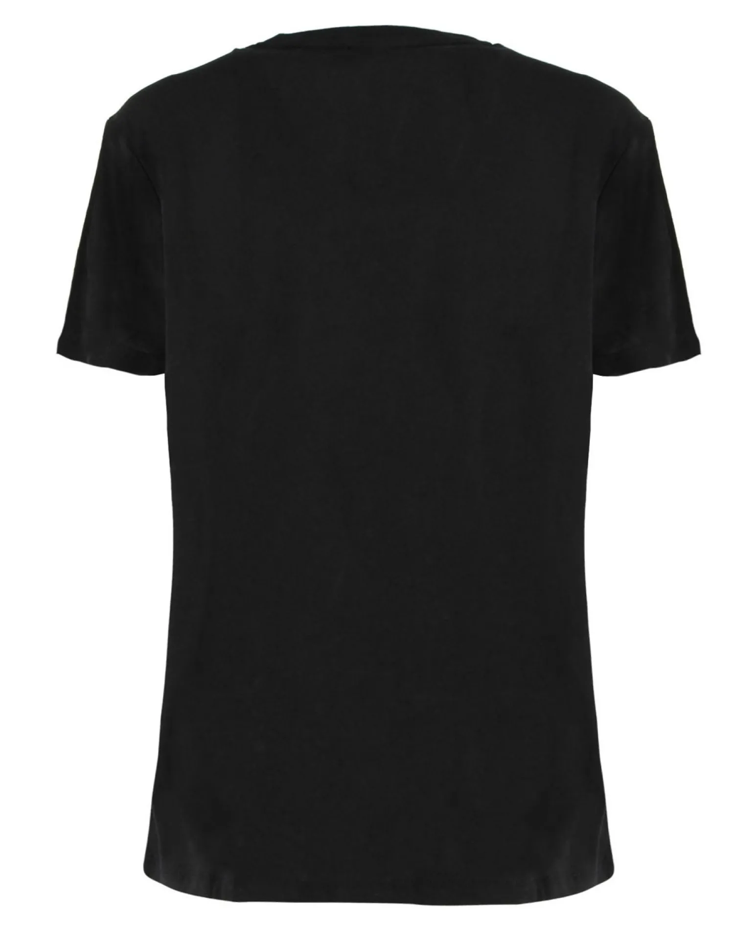LILO&STITCH - Tshirt nera da donna con stampa Stitch - JL052546