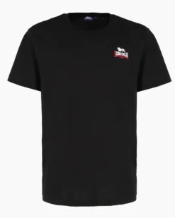 LONSDALE - Tshirt manica corta blu con logo in cotone