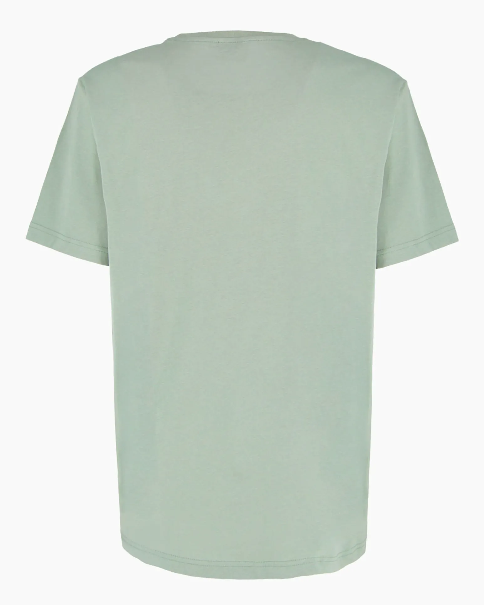 LONSDALE - Tshirt manica corta verde salvia con logo in cotone