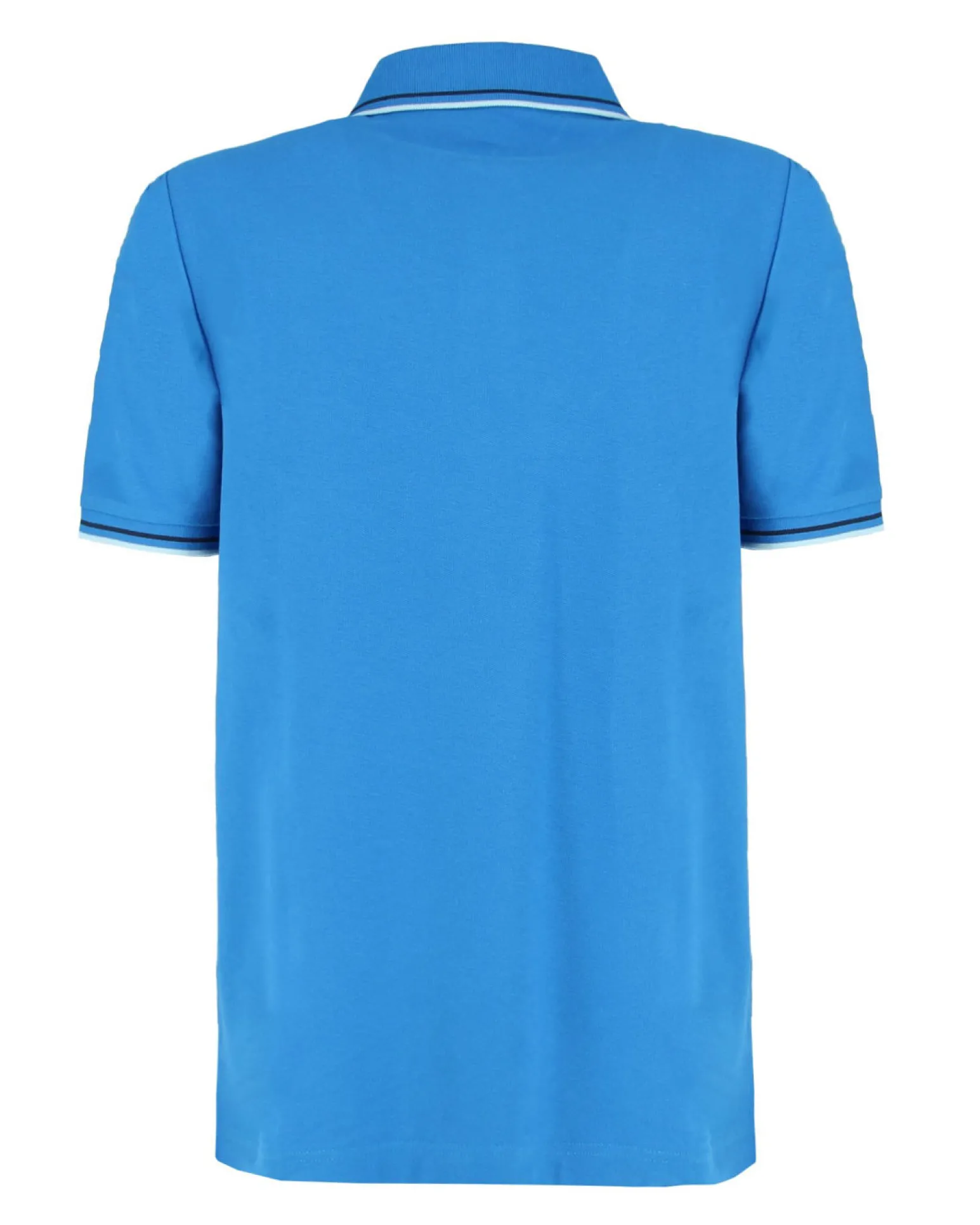 LOTTO - POLO MEZZA MANICA UOMO BLU CHIARO CON RIGHINO BIANCO E BLU SCURO CLASSICA - 219238/D6X