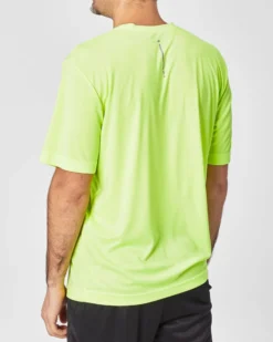 LOTTO - T SHIRT SPORTIVA MEZZA MANICA IN TESSUTO TRASPIRANTE  GIALLO FLUO DA UOMO,  218935/1D2