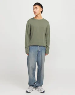 MAGLIA MANICA LUNGA LEO KNIT CREW NECK