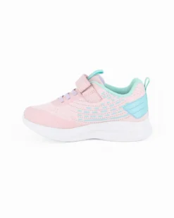 MELANIA - Sneakers rosa da bimba con strappo, numerata 25/30