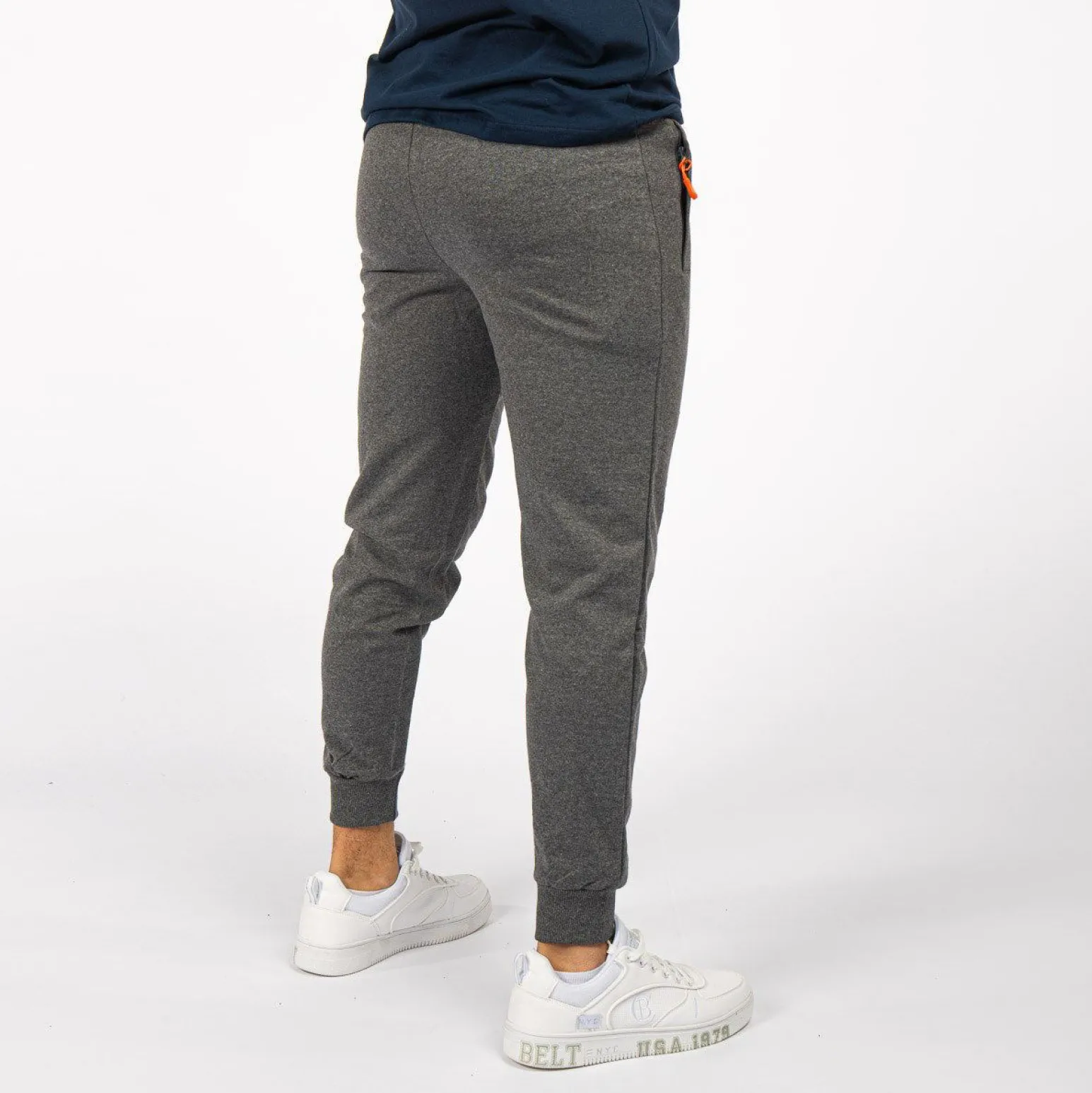 MENS CLUB - PANTALONE FRENCH TERRY CON POLSI