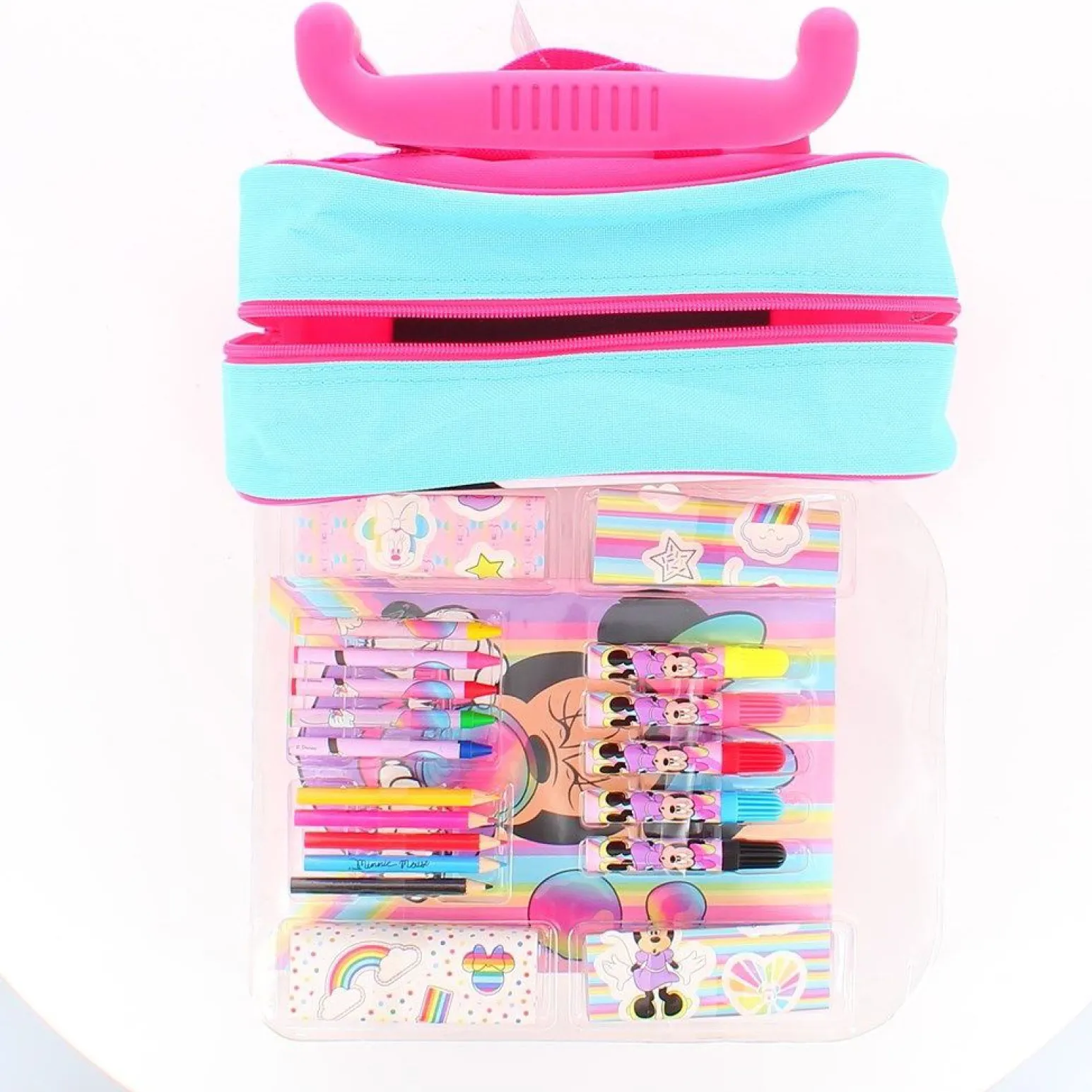 MINNIE - Trolley con colori, album e adesivi