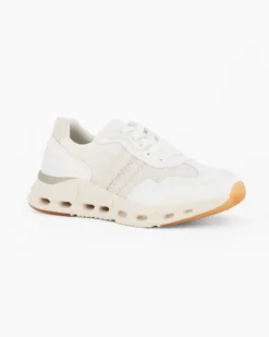 MISS GLOBO - Sneakers panna con lacci