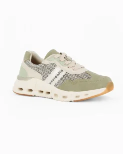 MISS GLOBO - Sneakers verde con lacci