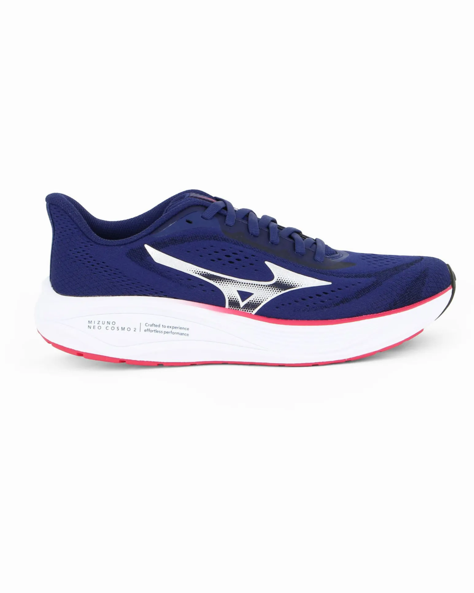 MIZUNO - SCARPA DA RUNNING NEO COSMO 2 BLU CON DETTAGLI BIANCHI, NERI E ROSSI DA UOMO, J1GM2612_52