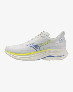 MIZUNO - SCARPA DA RUNNING WAVE ULTIMA 17 BIANCA  CON DETTAGLI BLU E  GIALLO FLUO DA DONNA, J1GD2618_22