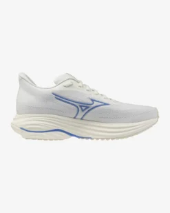 MIZUNO - SCARPA DA RUNNING WAVE ULTIMA 17 BIANCA  CON DETTAGLI BLU E  GIALLO FLUO DA DONNA, J1GD2618_22