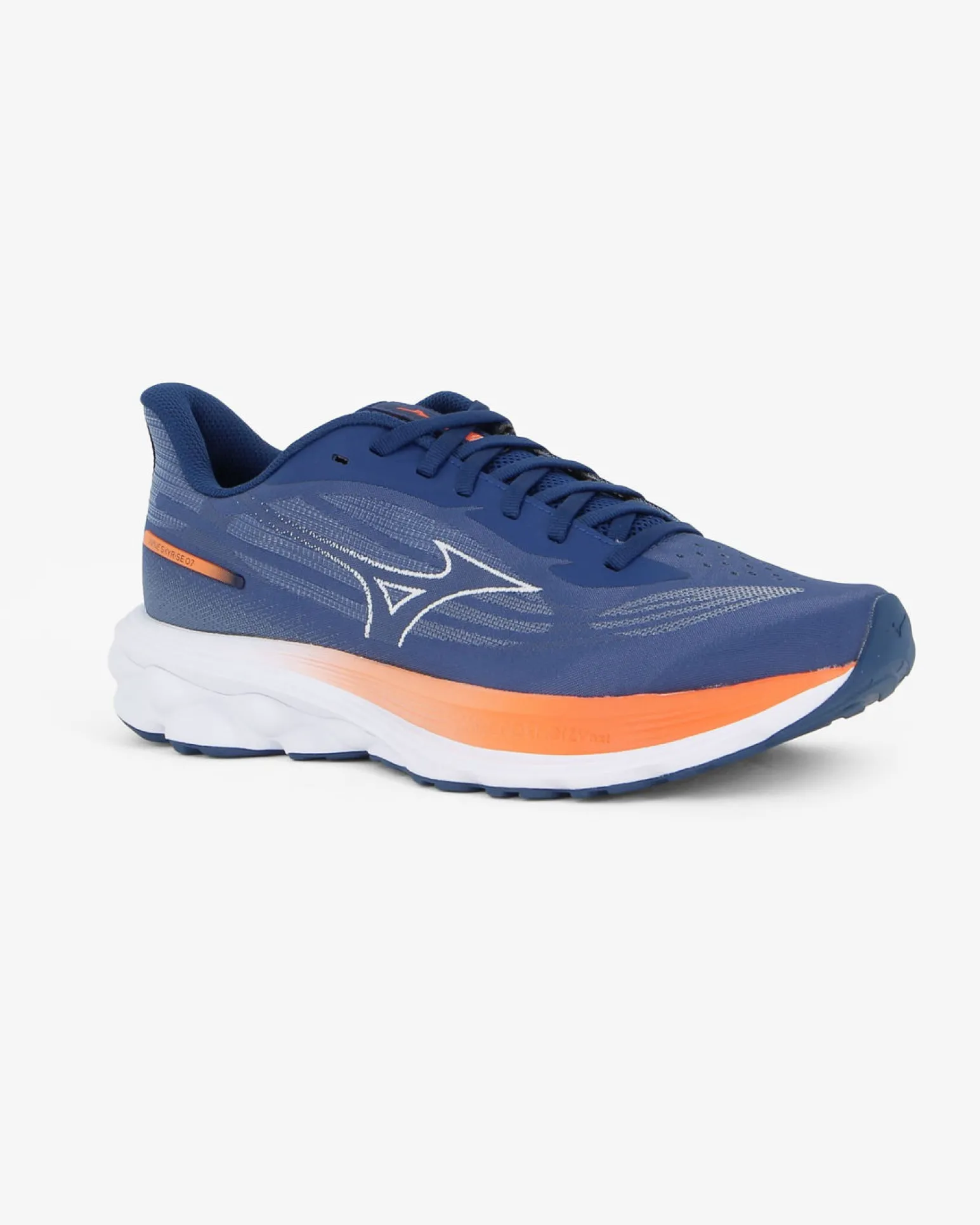 MIZUNO - SCARPA DA RUNNING WAVE SYRISE 7 BLU CON DETTAGLI BIANCHI E ARANCIONI DA UOMO, J1GC2609_05