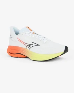 MIZUNO - SCARPA DA RUNNING WAVE ULTIMA 17 BIANCA CON DETTAGLI ARANCIONE E GIALLO FLUO DA UOMO, J1GC2618_51